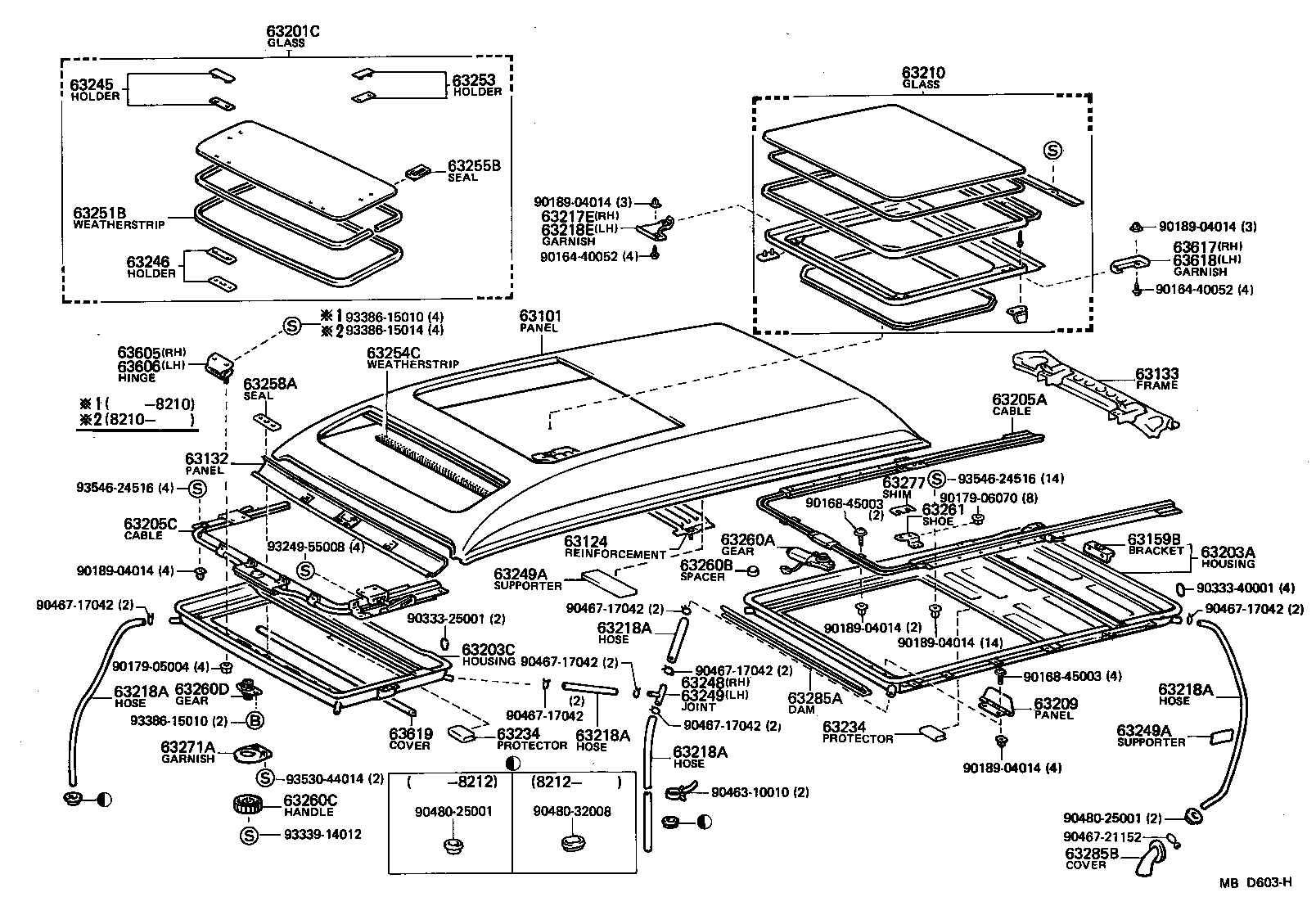  LITE TOWNACE TRUCK |  ROOF PANEL BACK PANEL