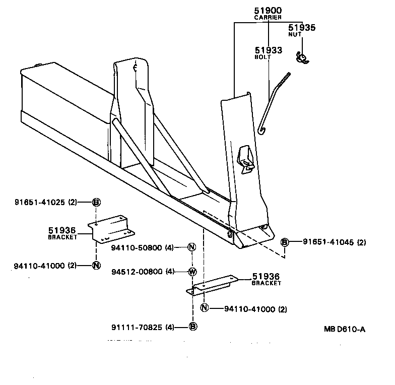  DYNA |  SPARE WHEEL CARRIER