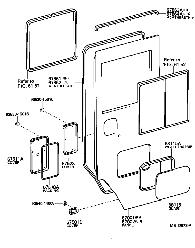  HIACE QUICK DELIVERY |  FRONT DOOR PANEL GLASS