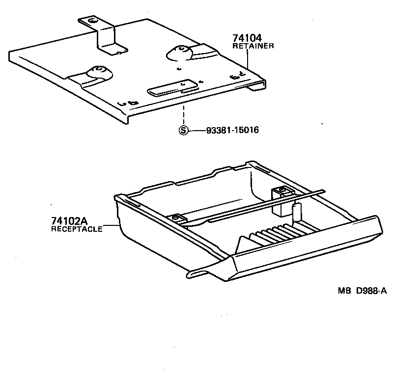  HIACE QUICK DELIVERY |  ASH RECEPTACLE
