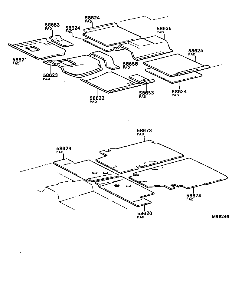  CENTURY |  DASH SILENCER BOARD FLOOR SILENCER PAD