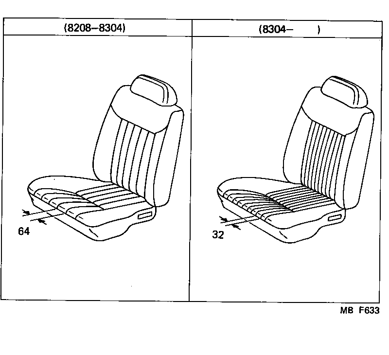  STARLET |  FRONT SEAT SEAT TRACK