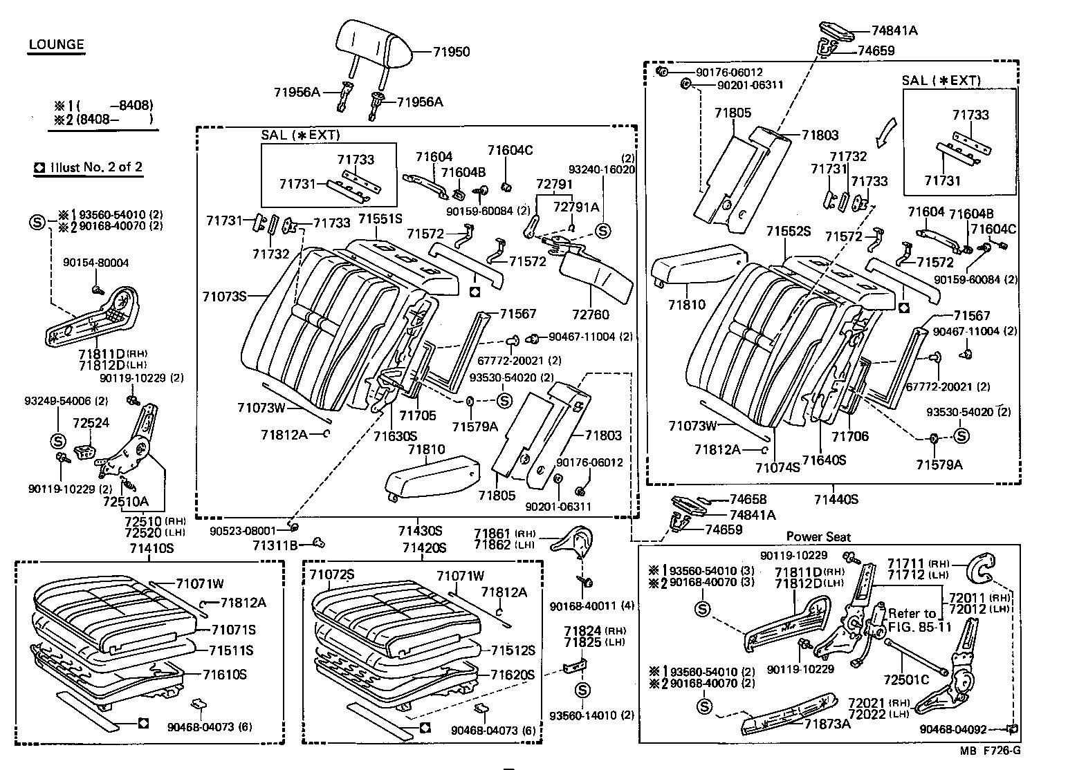  CROWN |  FRONT SEAT SEAT TRACK