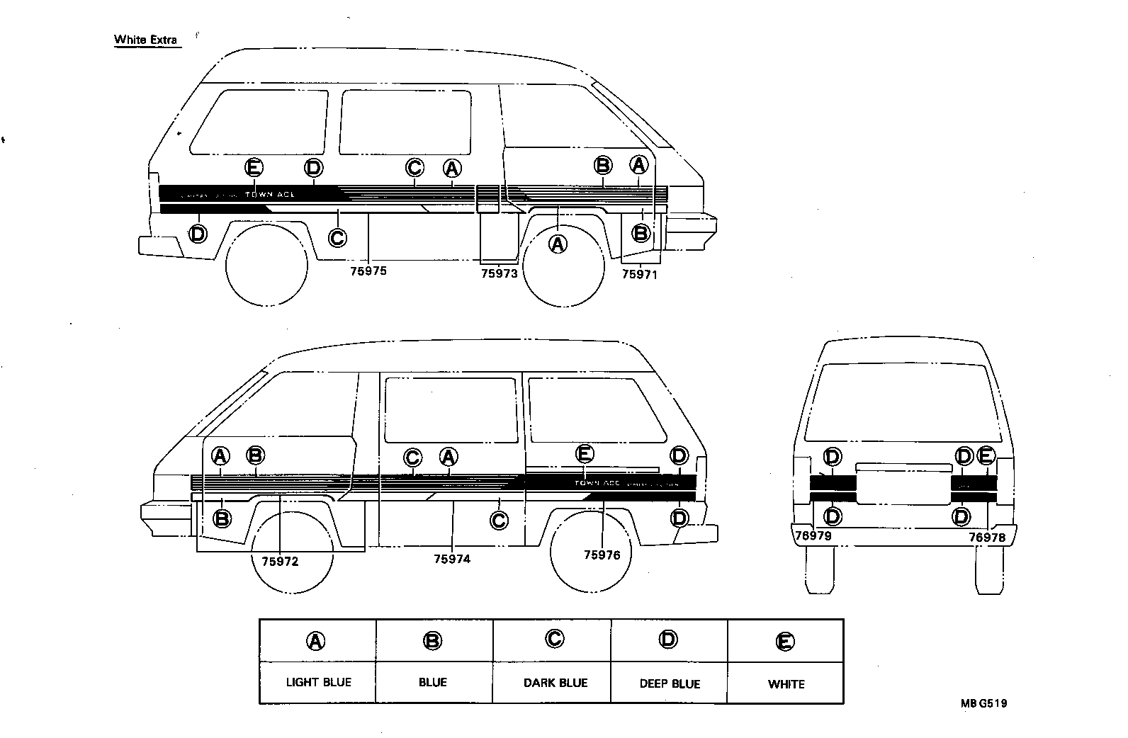  TOWN MASTERACE V WG |  BODY STRIPE