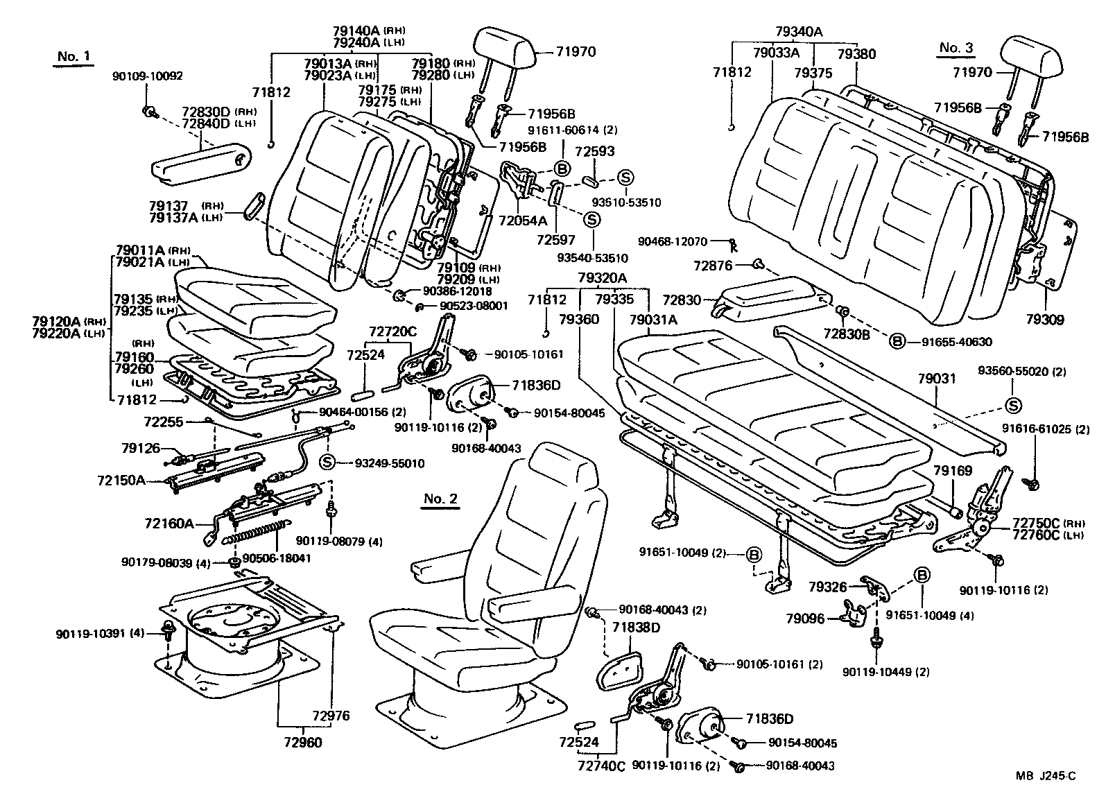  HIACE VAN WAGON |  SEAT SEAT TRACK