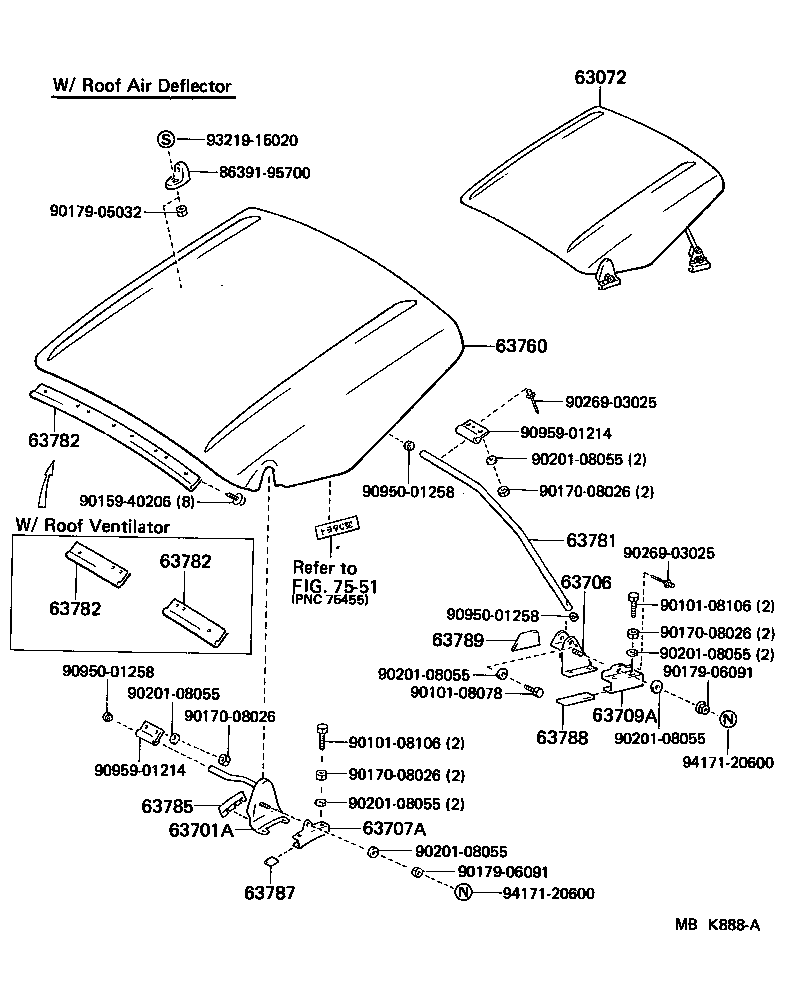  HIACE TRUCK |  ROOF PANEL BACK PANEL