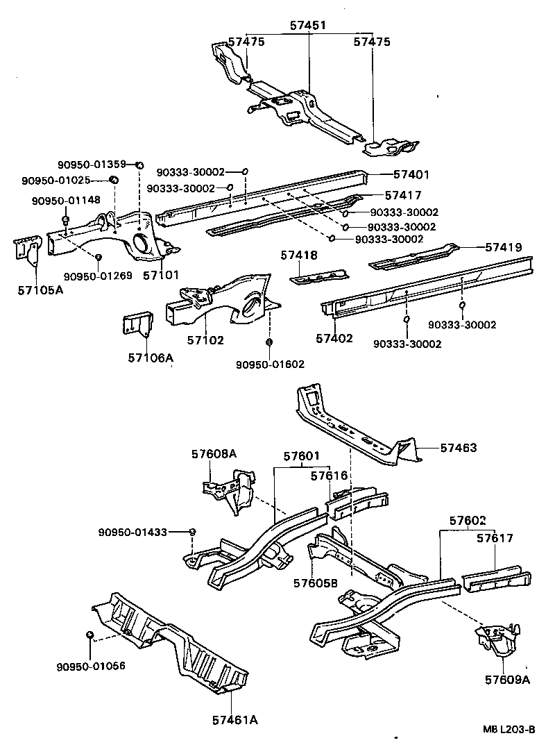  CELICA |  FLOOR SIDE MEMBER