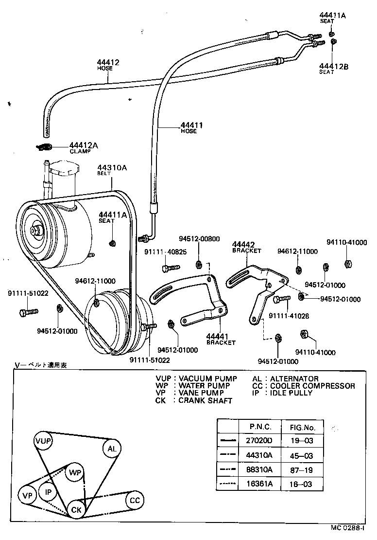  CENTURY |  POWER STEERING TUBE