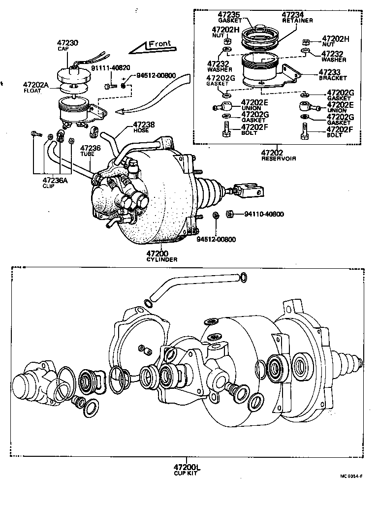  CENTURY |  BRAKE MASTER CYLINDER