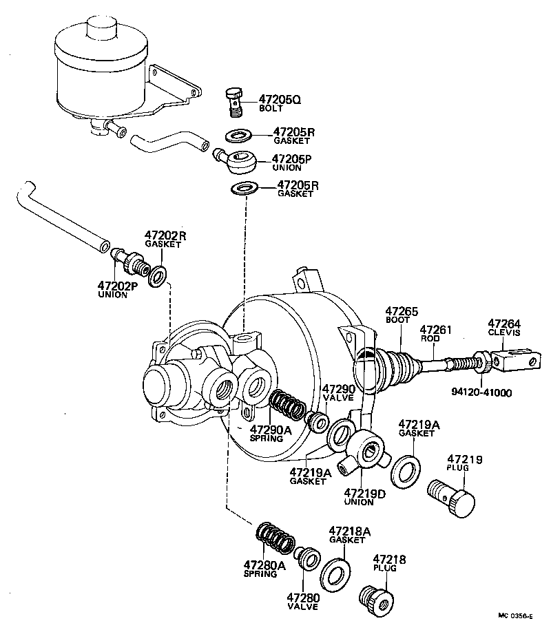  CENTURY |  BRAKE MASTER CYLINDER