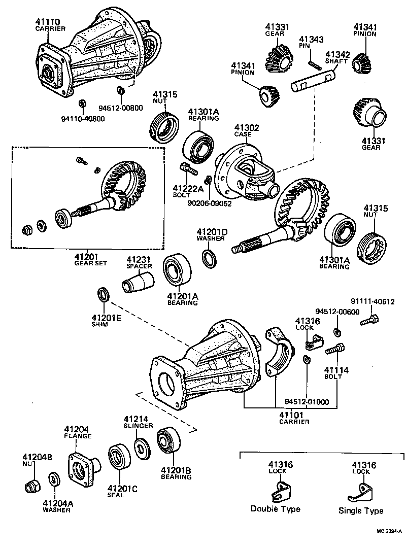  PUBLICA |  REAR AXLE HOUSING DIFFERENTIAL