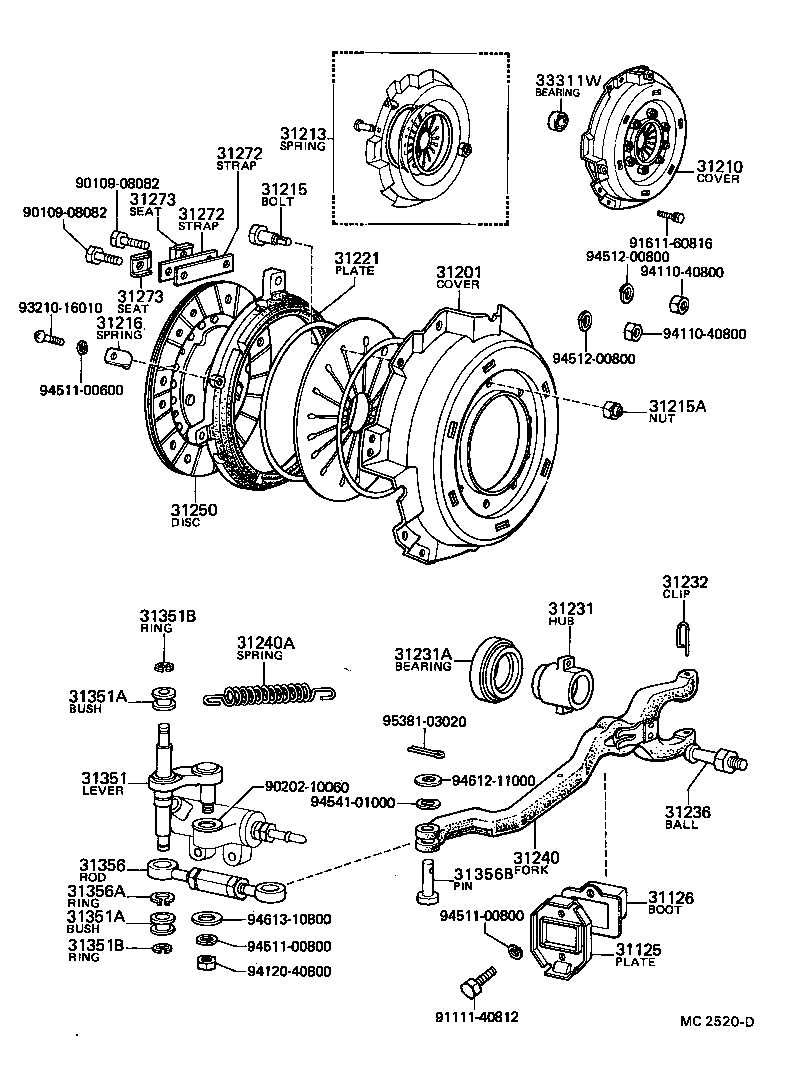  CENTURY |  CLUTCH RELEASE FORK