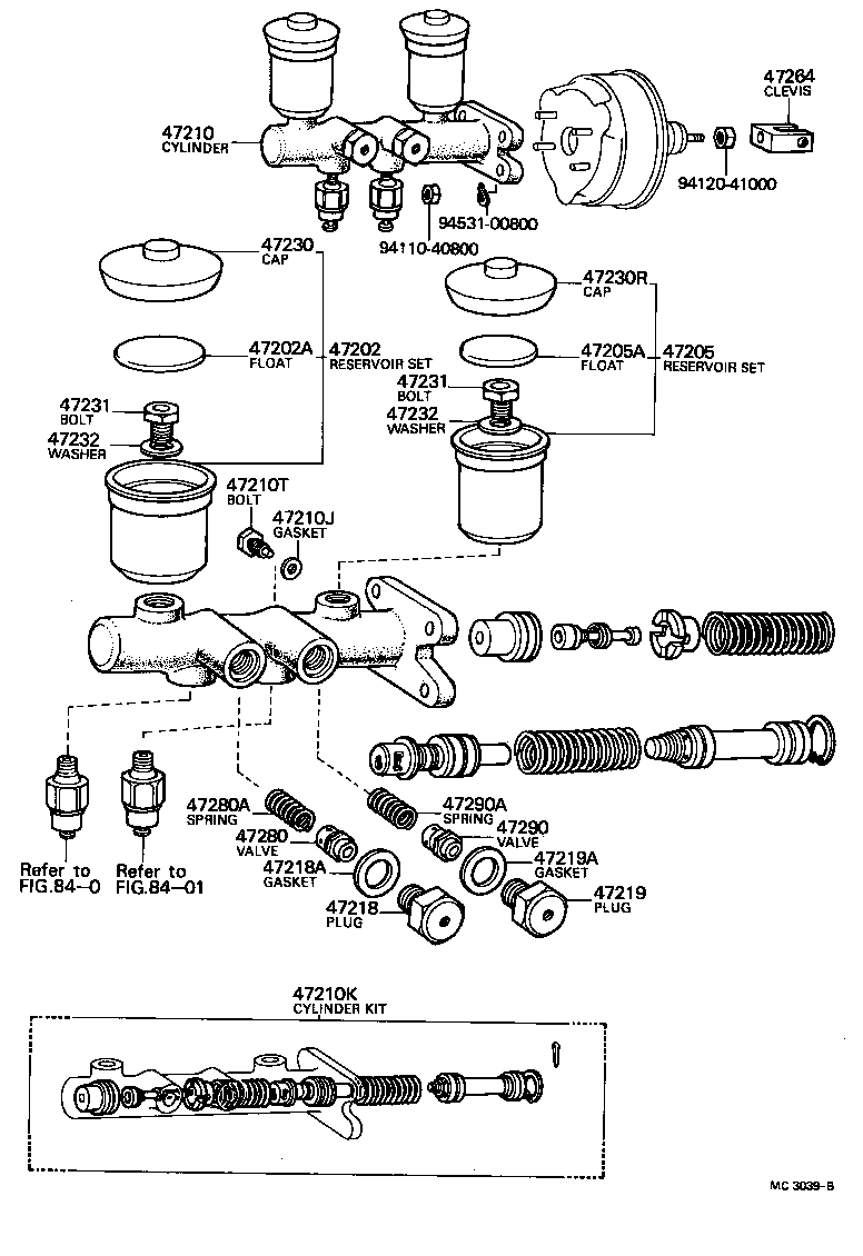  LAND CRUISER VAN |  BRAKE MASTER CYLINDER