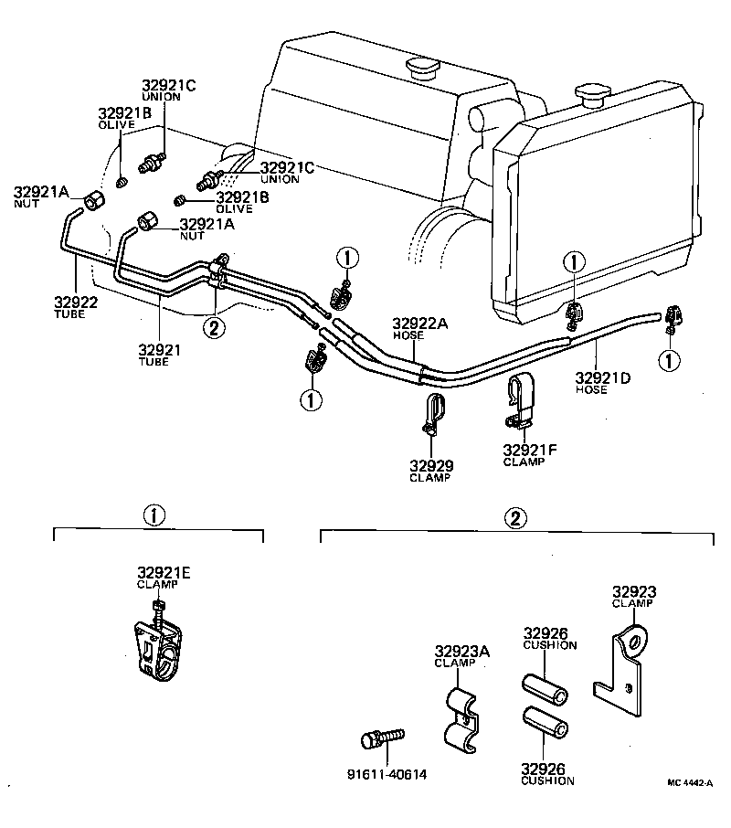  PUBLICA |  OIL COOLER TUBE ATM