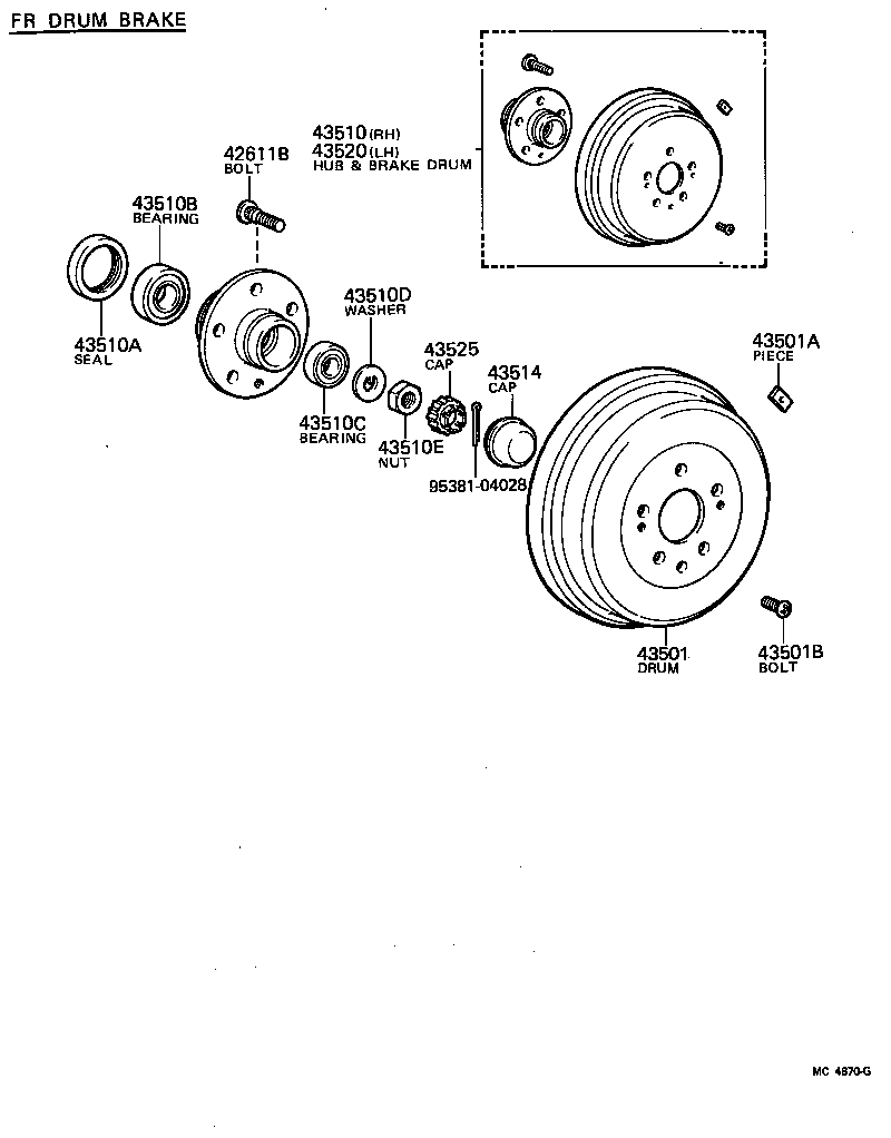  HIACE QUICK DELIVERY |  FRONT AXLE HUB