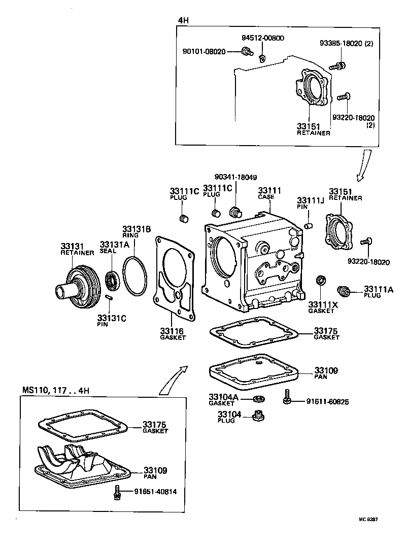  CROWN |  CLUTCH HOUSING TRANSMISSION CASE MTM