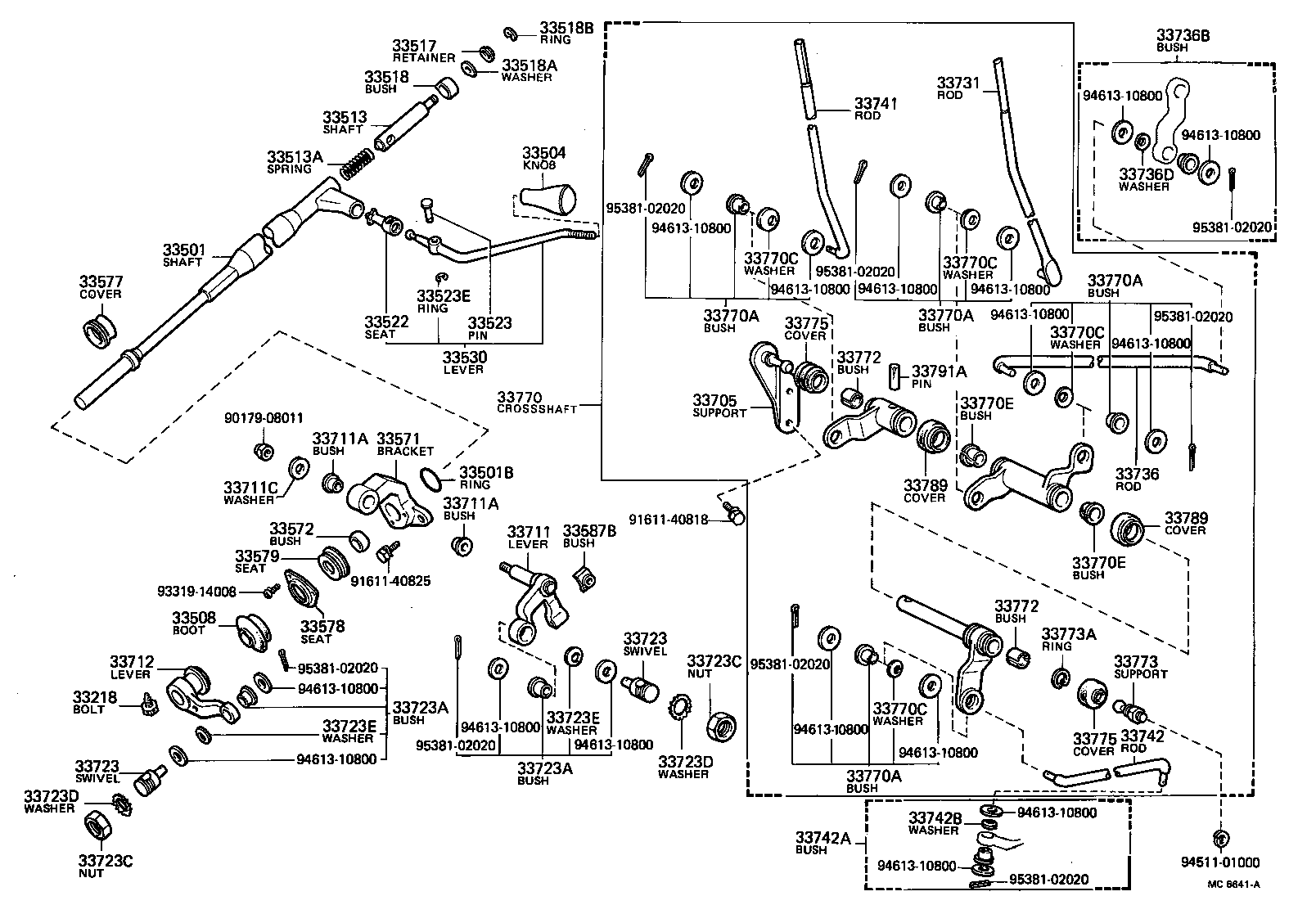  CROWN |  CONTROL SHAFT CROSSSHAFT