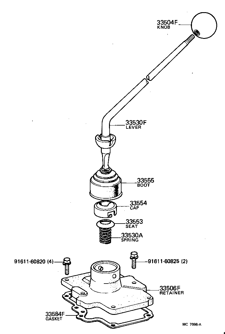  LAND CRUISER S T H T |  SHIFT LEVER RETAINER