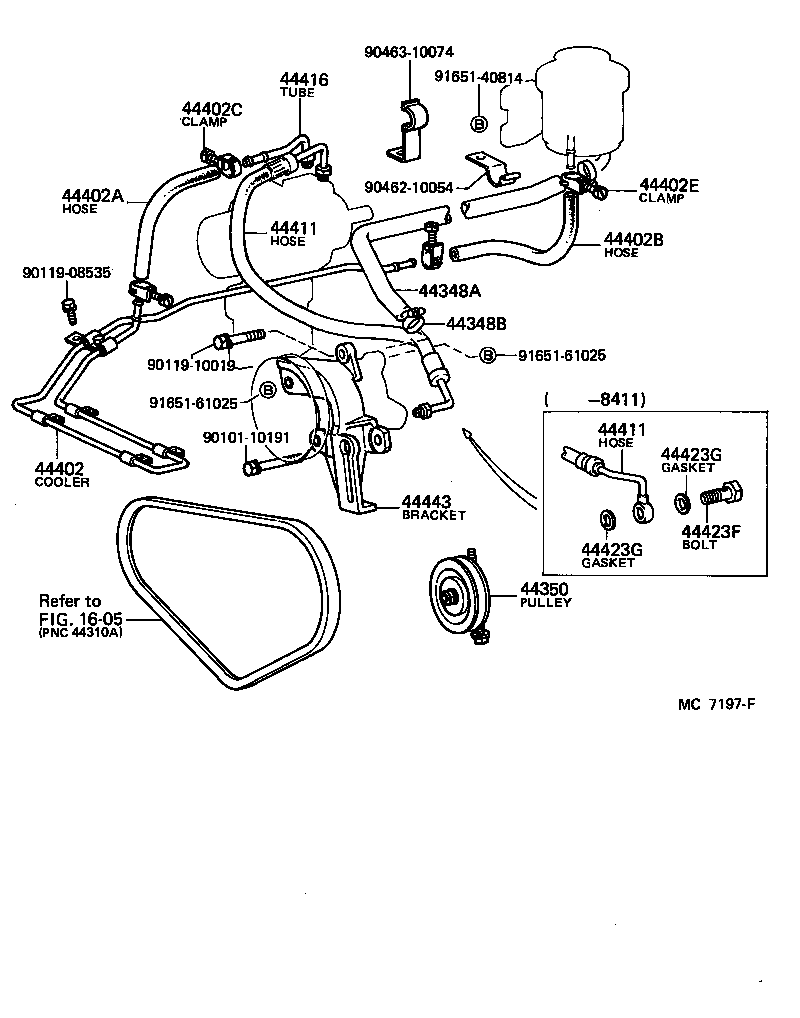  LAND CRUISER VAN |  POWER STEERING TUBE