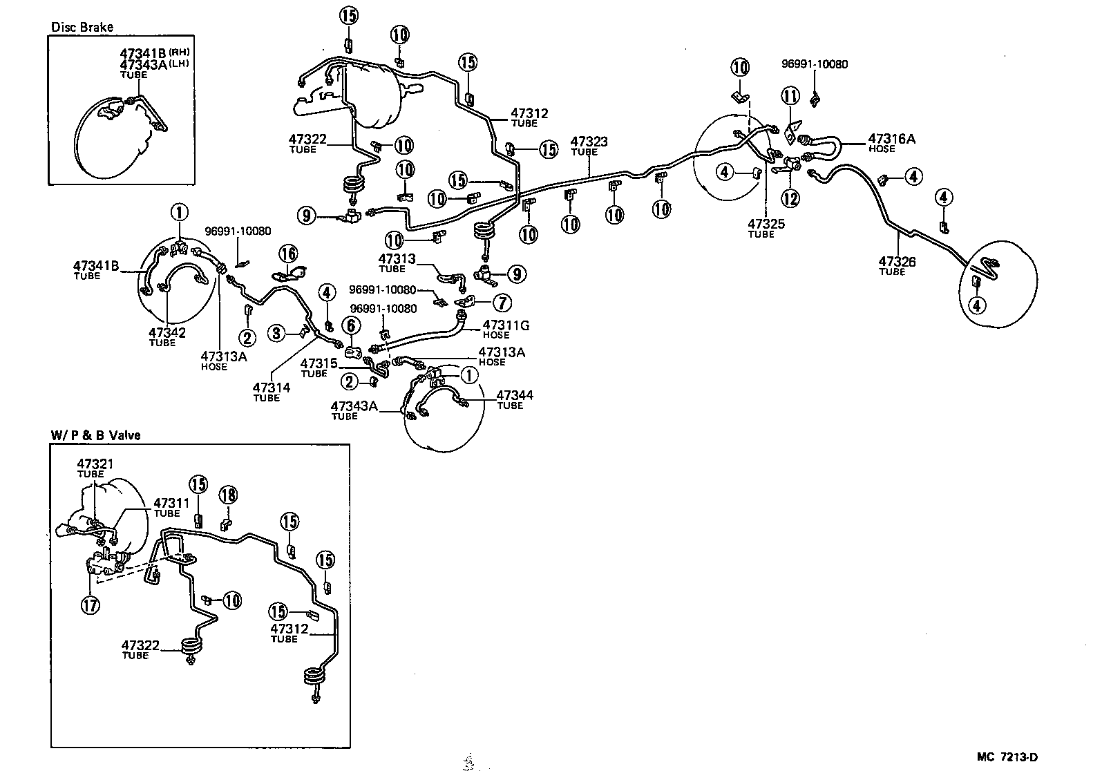  LAND CRUISER VAN |  BRAKE TUBE CLAMP