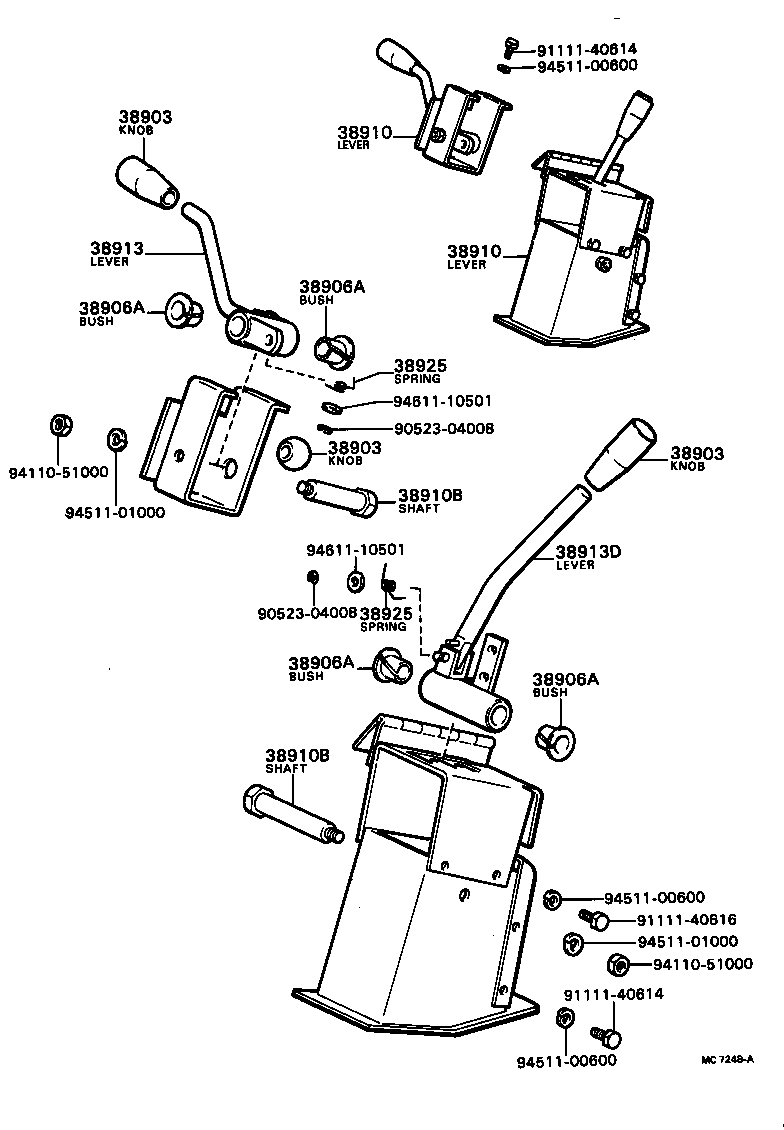  DYNA |  POWER TAKE OFF LEVER LINK