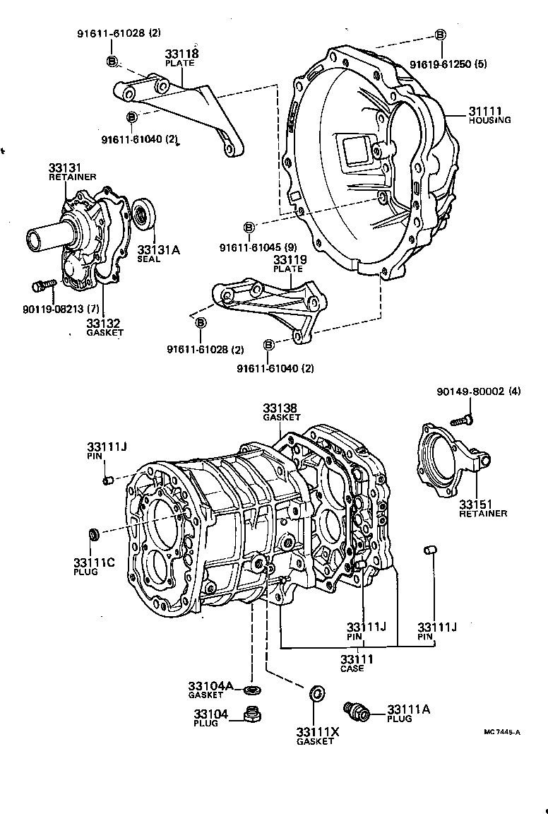  MARK 2 |  CLUTCH HOUSING TRANSMISSION CASE MTM