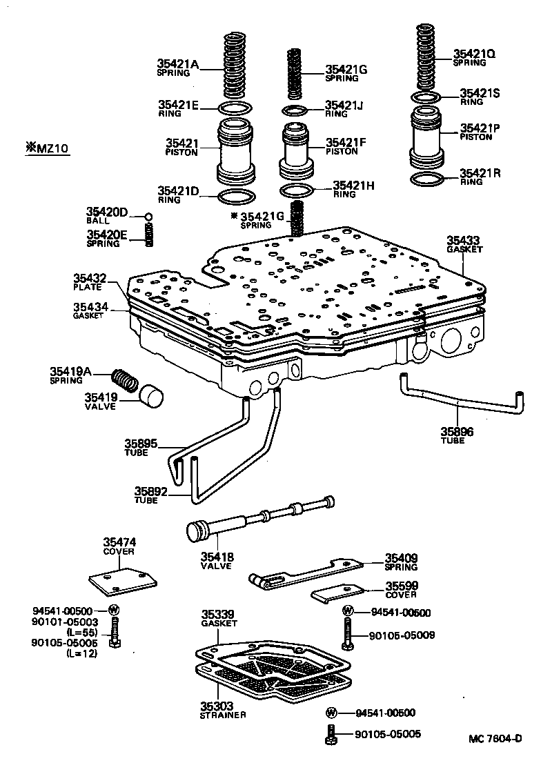  SOARER |  VALVE BODY OIL STRAINER ATM