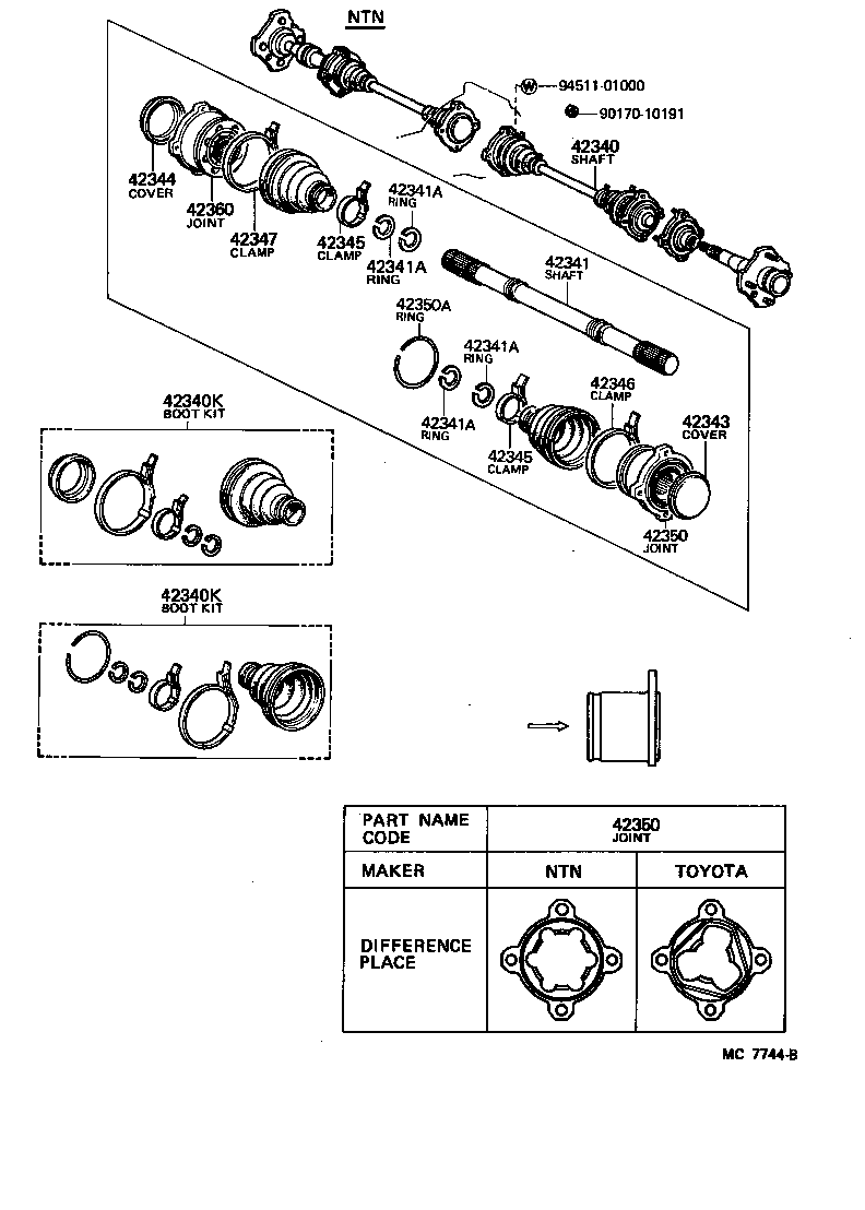  CELICA |  REAR AXLE SHAFT HUB