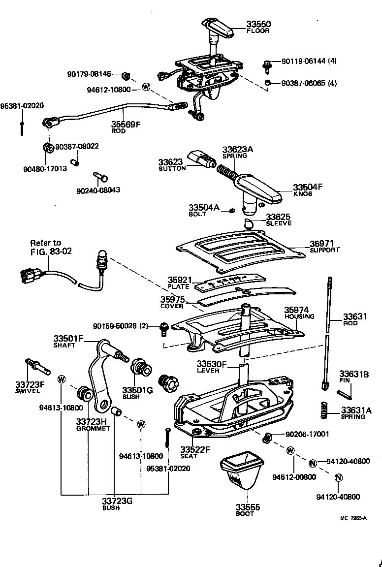  STARLET |  SHIFT LEVER RETAINER