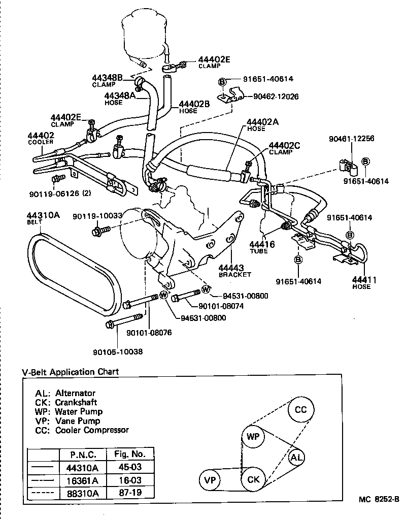  CELICA |  POWER STEERING TUBE