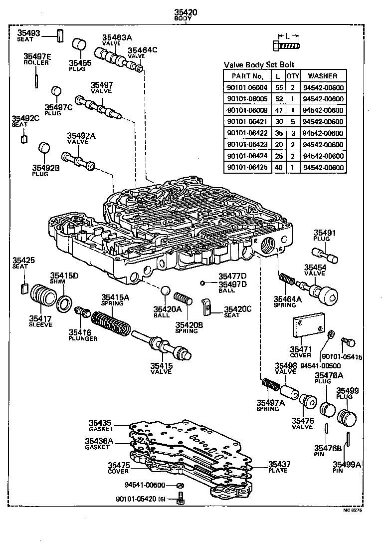  SPRINTER |  VALVE BODY OIL STRAINER ATM