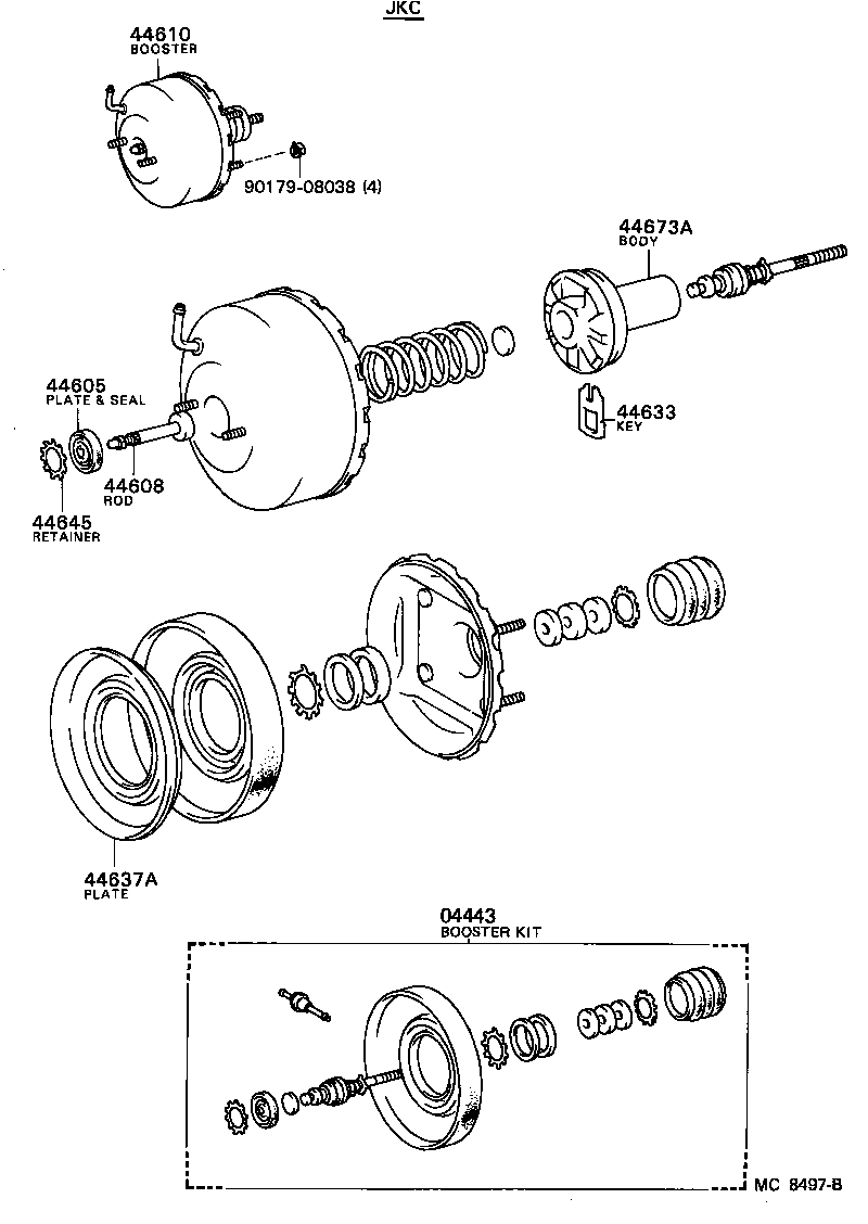  SPRINTER CARIB |  BRAKE BOOSTER VACUUM TUBE