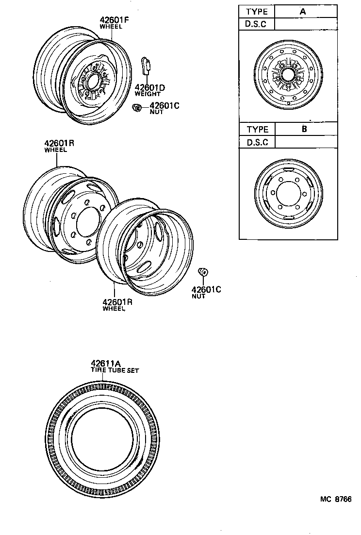  HIACE QUICK DELIVERY |  DISC WHEEL WHEEL CAP