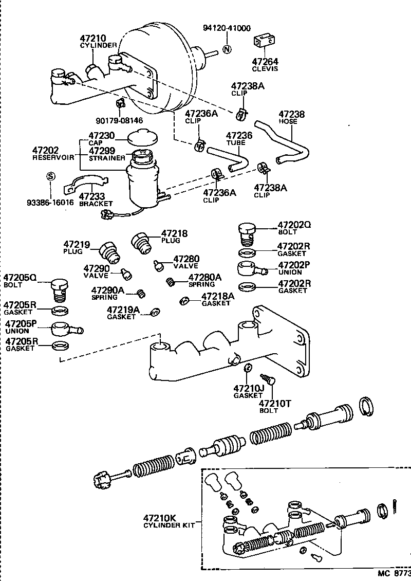  HIACE QUICK DELIVERY |  BRAKE MASTER CYLINDER