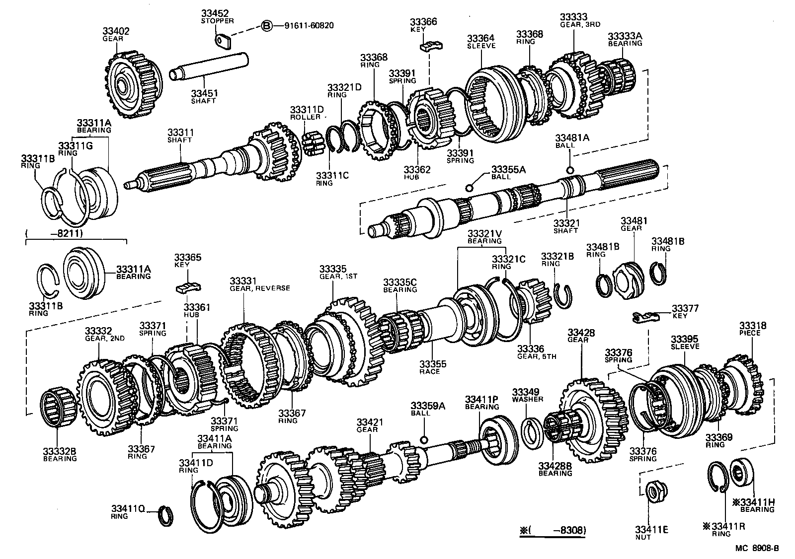  HIACE QUICK DELIVERY |  TRANSMISSION GEAR MTM