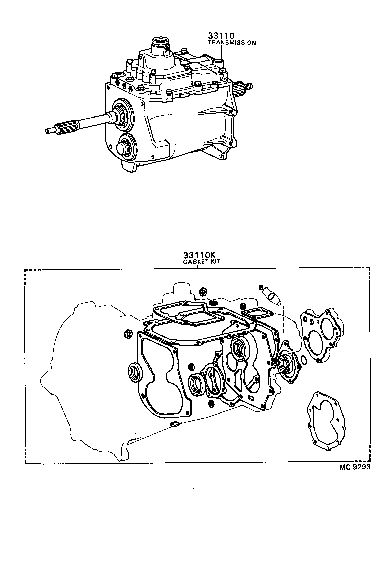  BLIZZARD |  TRANSAXLE OR TRANSMISSION ASSY GASKET KIT MTM