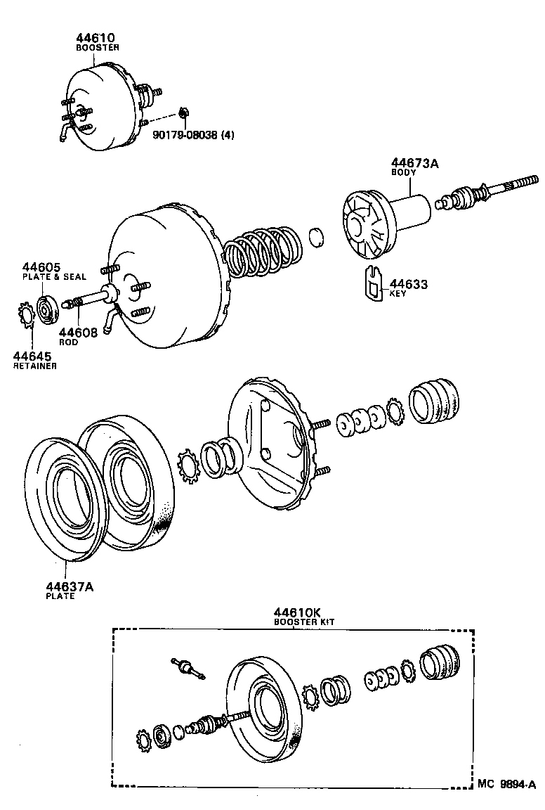  HIACE QUICK DELIVERY |  BRAKE BOOSTER VACUUM TUBE