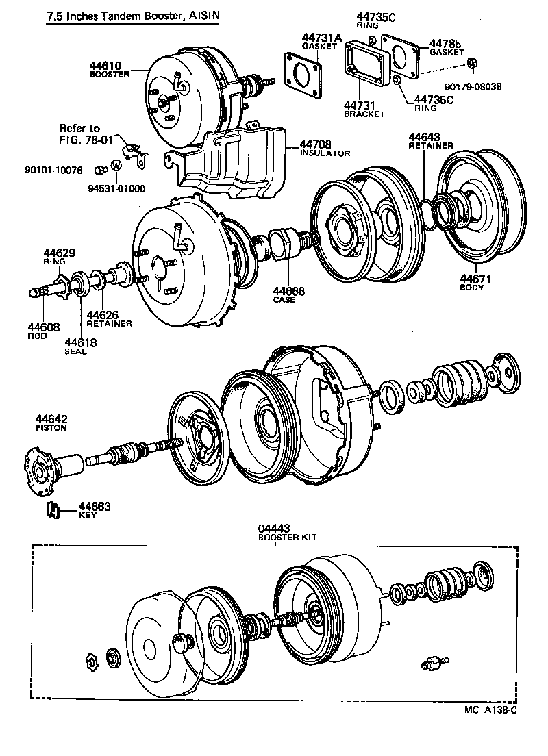  CROWN |  BRAKE BOOSTER VACUUM TUBE