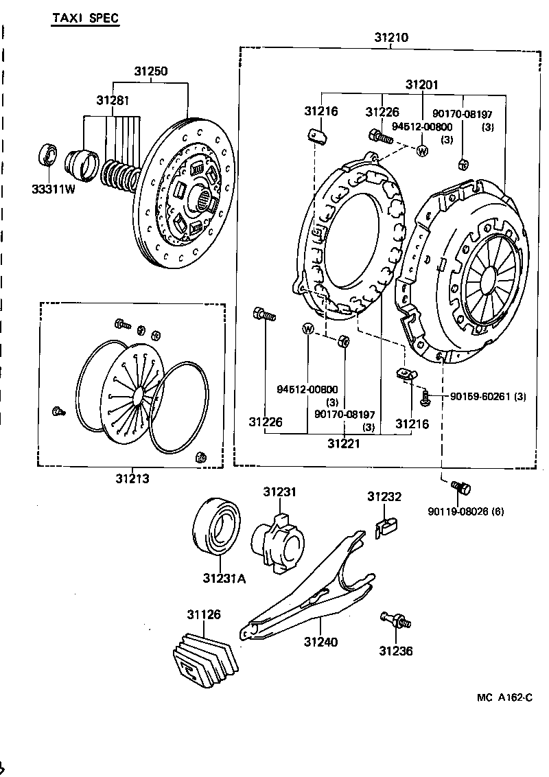  CROWN |  CLUTCH RELEASE FORK