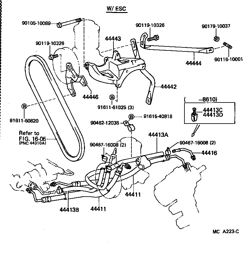  CROWN |  POWER STEERING TUBE