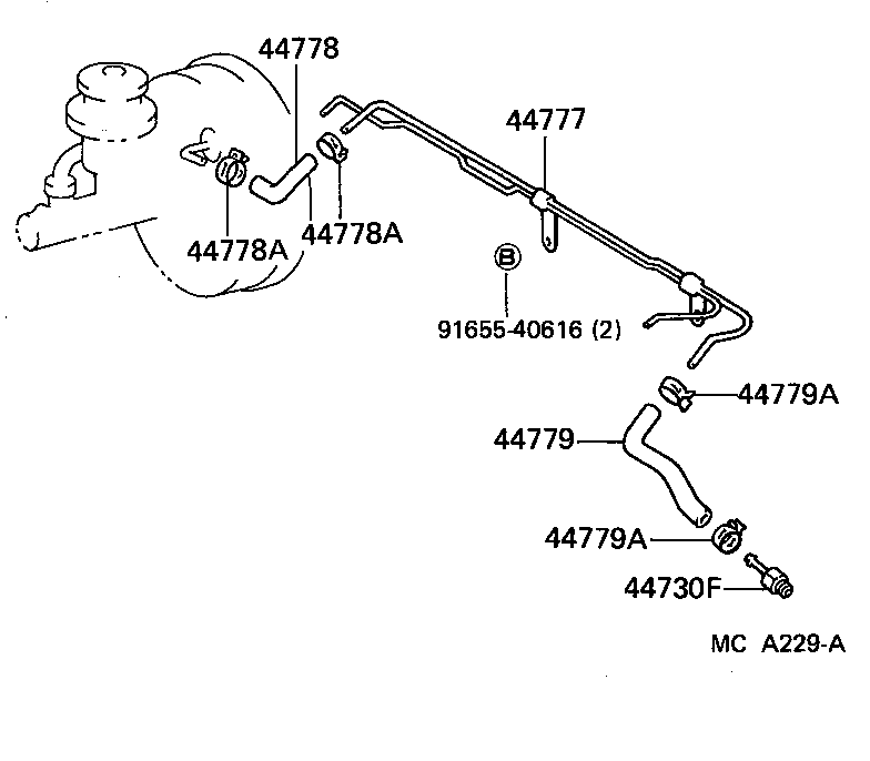  CROWN |  BRAKE BOOSTER VACUUM TUBE