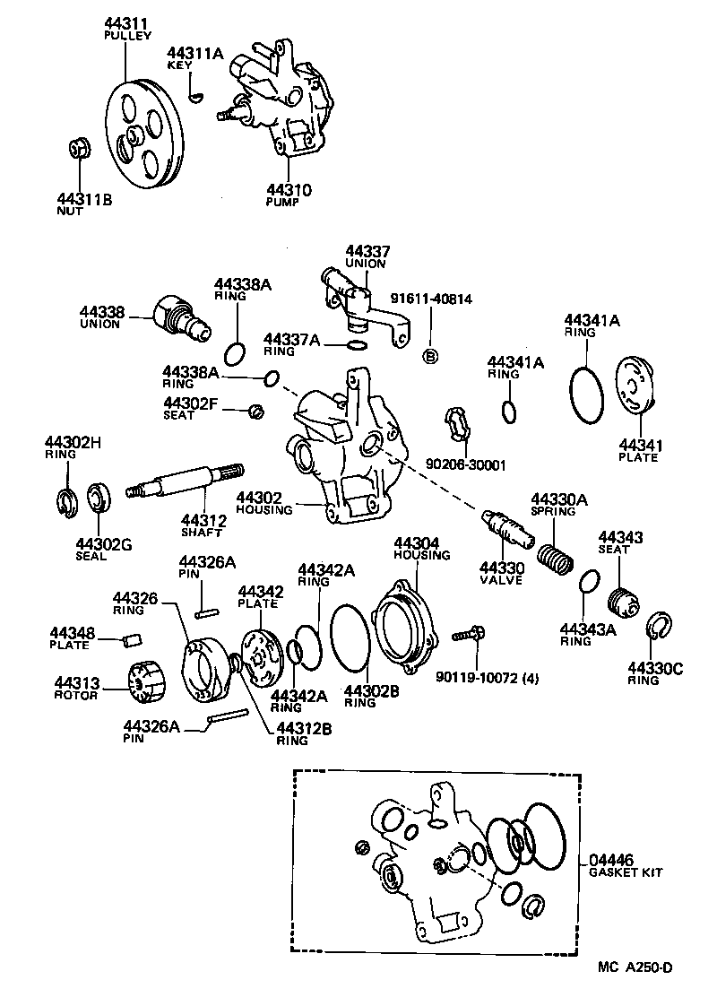  CROWN |  VANE PUMP RESERVOIR POWER STEERING