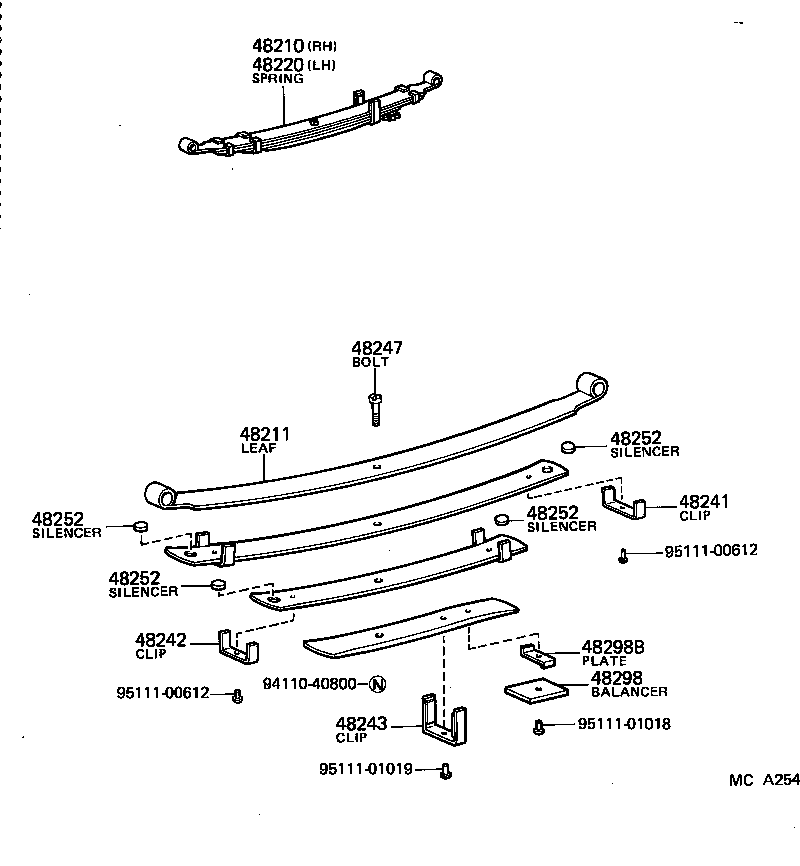  CROWN |  REAR SPRING SHOCK ABSORBER