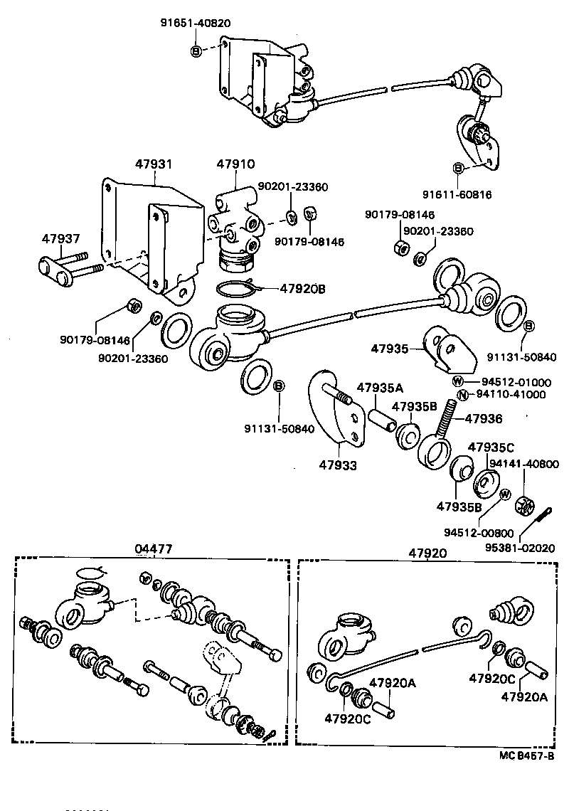  DYNA TOYOACE |  BRAKE TUBE CLAMP
