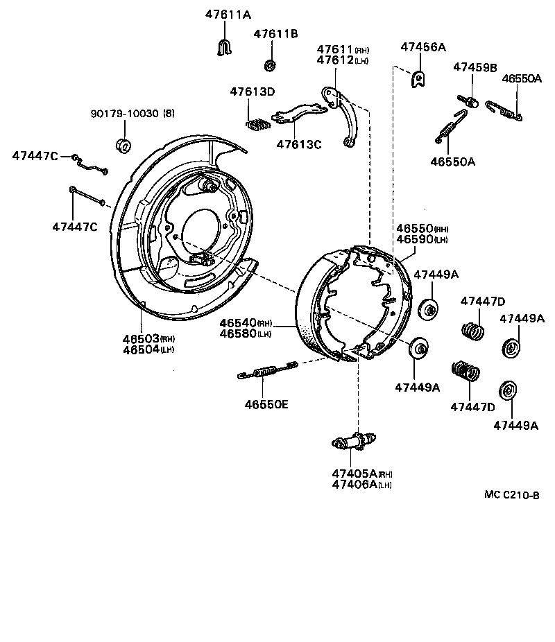  CELICA |  PARKING BRAKE CABLE