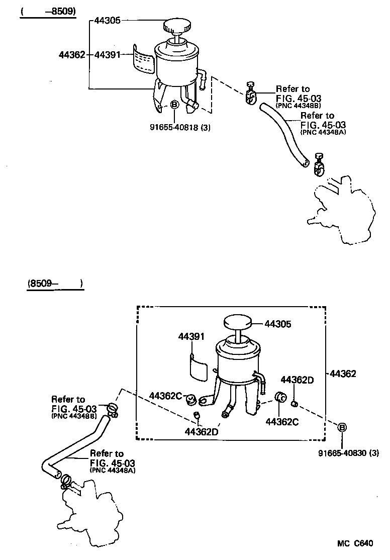  CROWN |  VANE PUMP RESERVOIR POWER STEERING