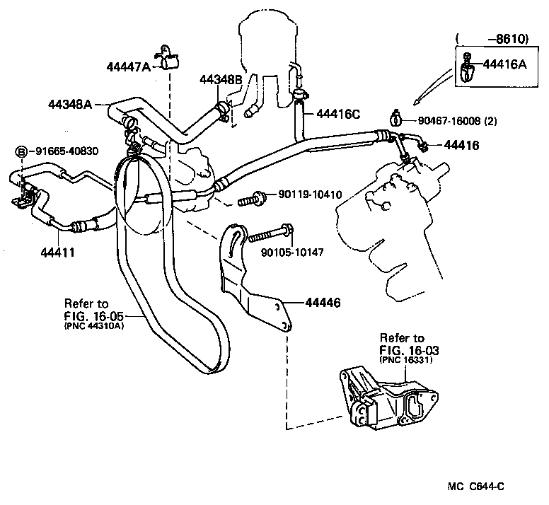  CROWN |  POWER STEERING TUBE