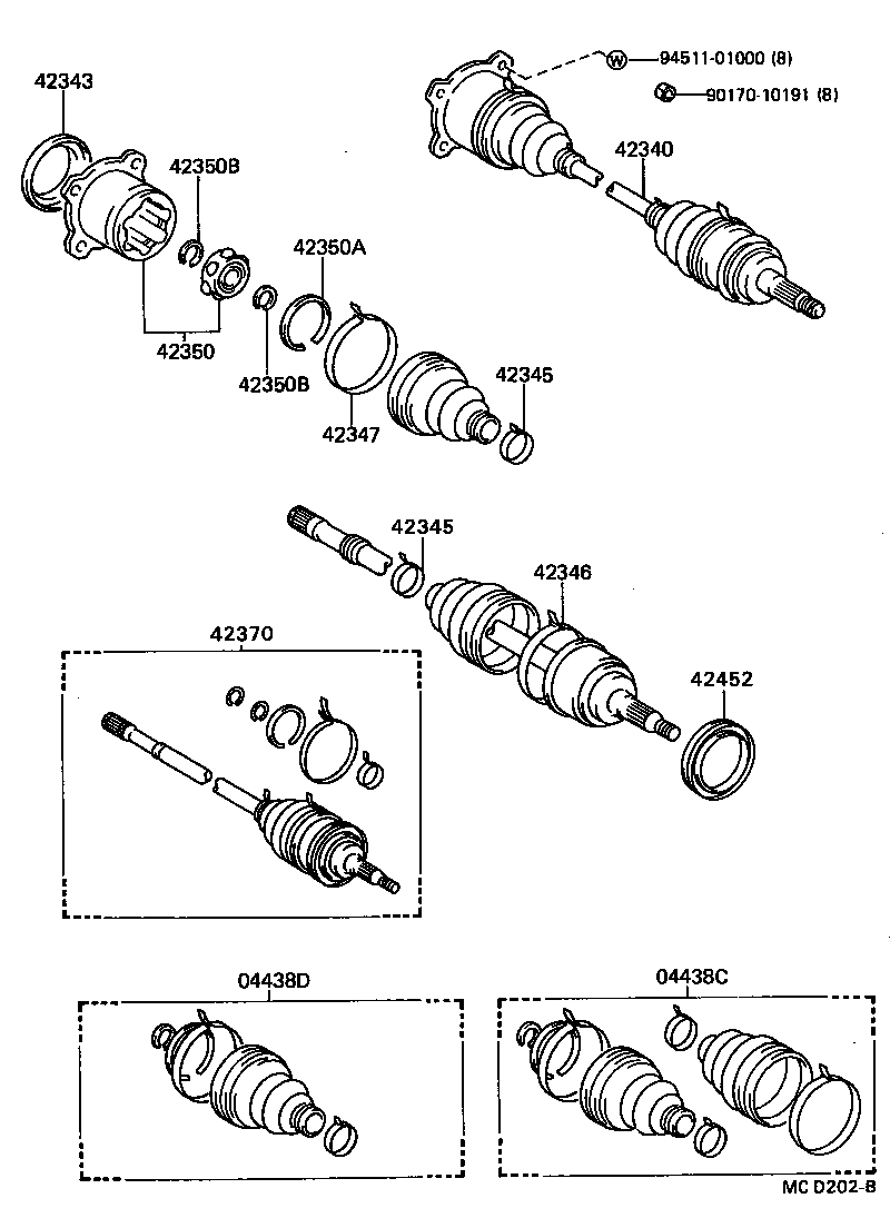  SOARER |  REAR AXLE SHAFT HUB