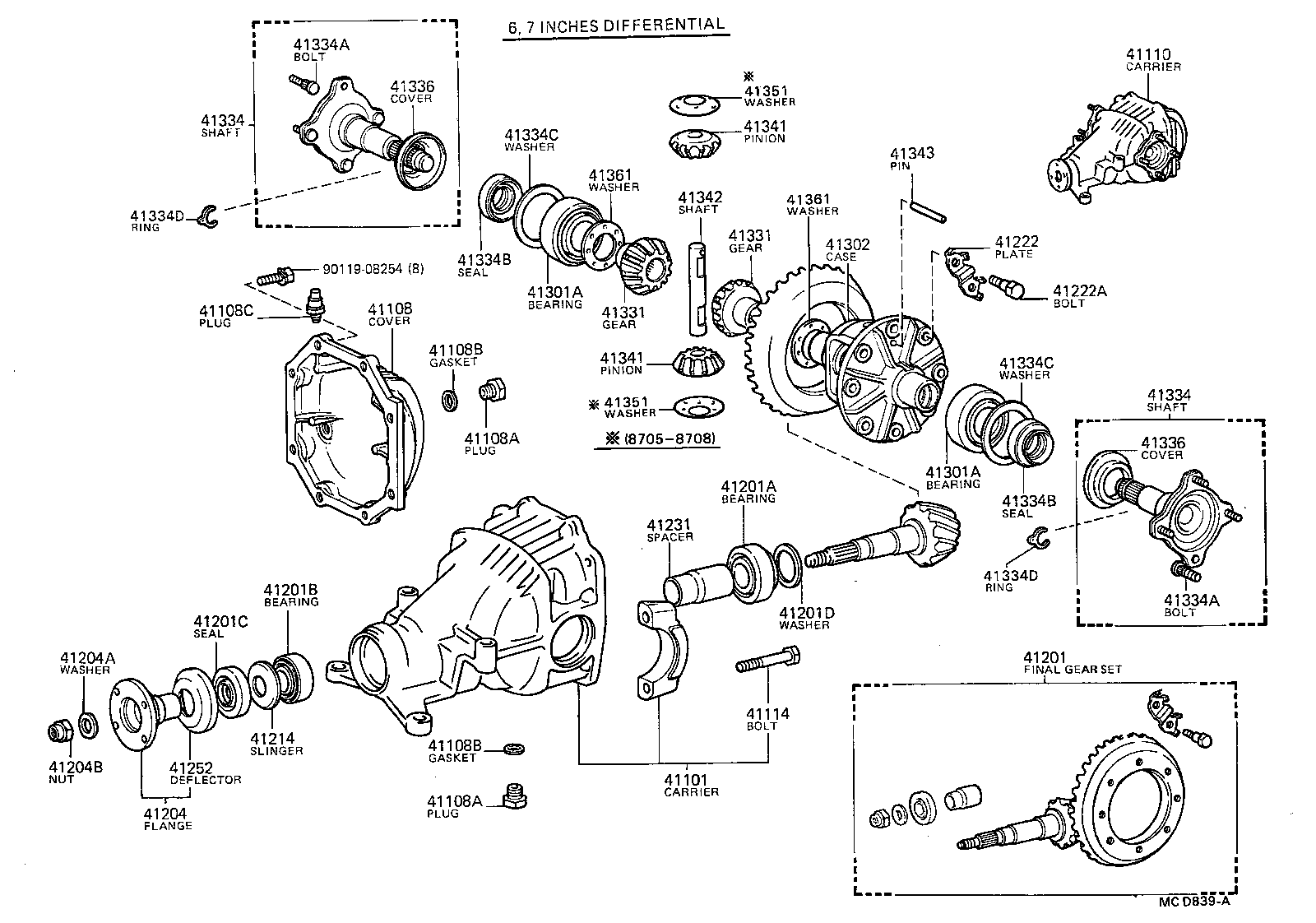  CELICA |  REAR AXLE HOUSING DIFFERENTIAL