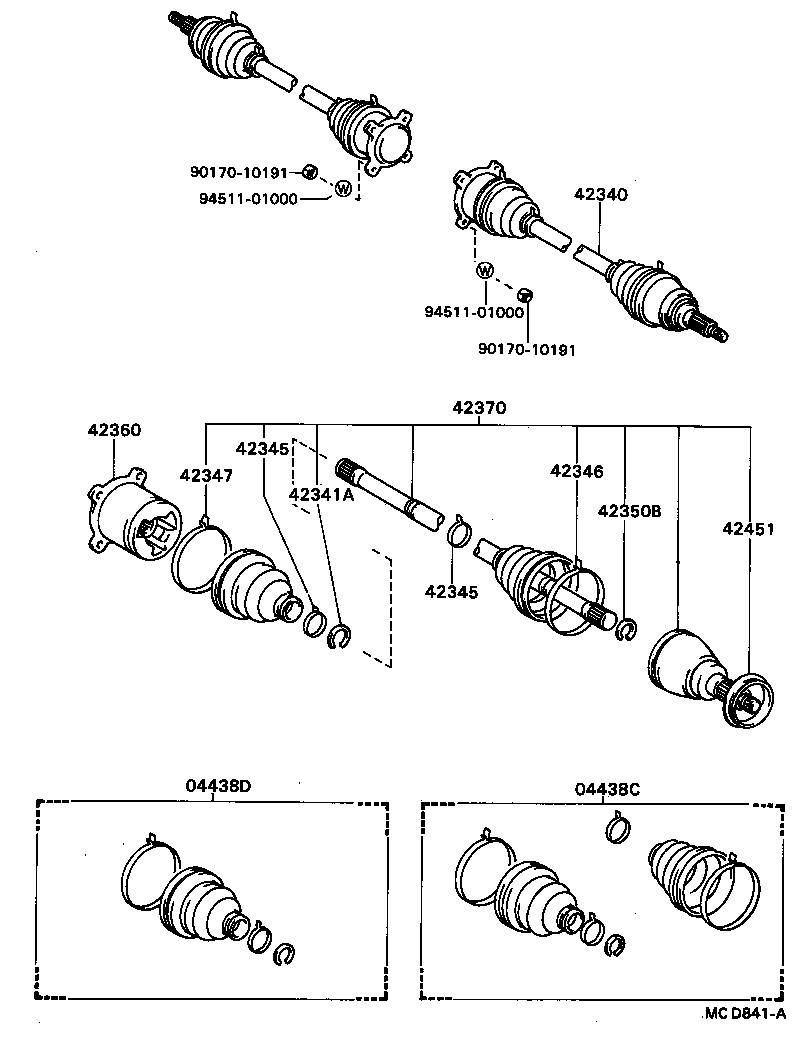  CELICA |  REAR AXLE SHAFT HUB
